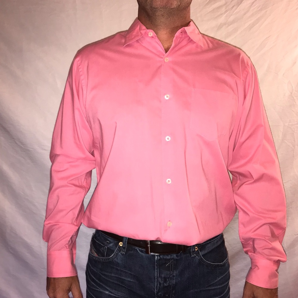 MASON’S Deep Pink Button Down XL